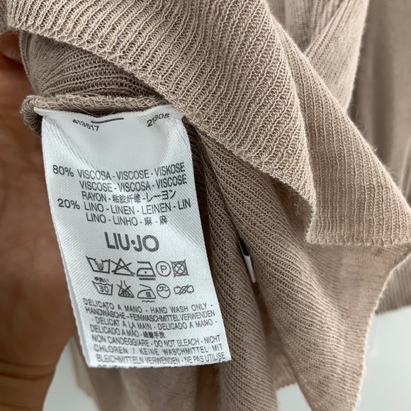 Liu Jo linen blend sweater top - Picture 3 of 4